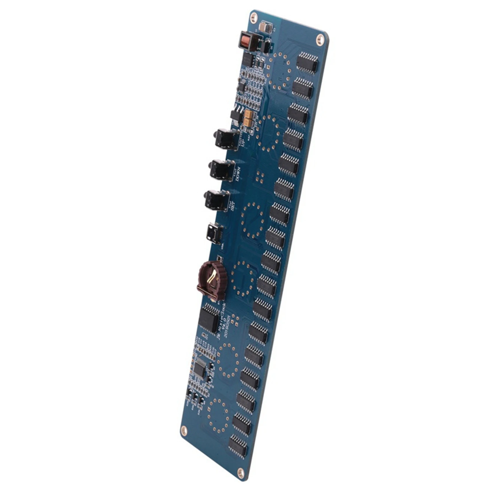 DIY In14 In4 Nixie Tube Clock Цифровые светодиодные часы Подарочный комплект печатной платы