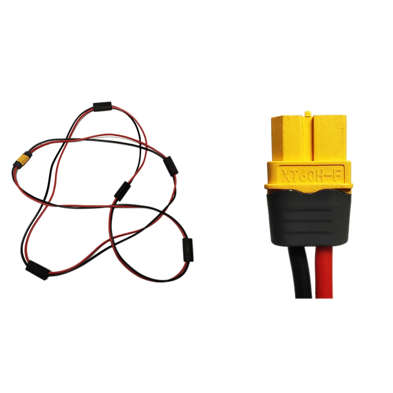 

E-Bike Power Extension Cable XT60 Male / Female To Conector Plug 14Awg High Temperature Resistant Silicone Cable