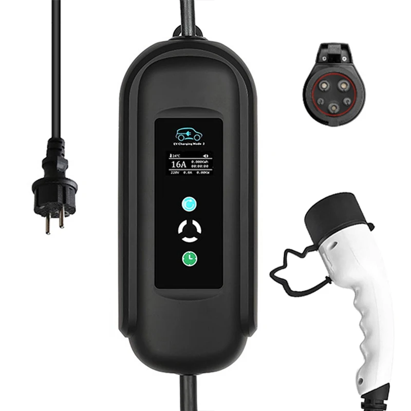 

EV Charger Cable Electric Vehicle EVSE Portable Charger Charging Compatible For All EV Cars