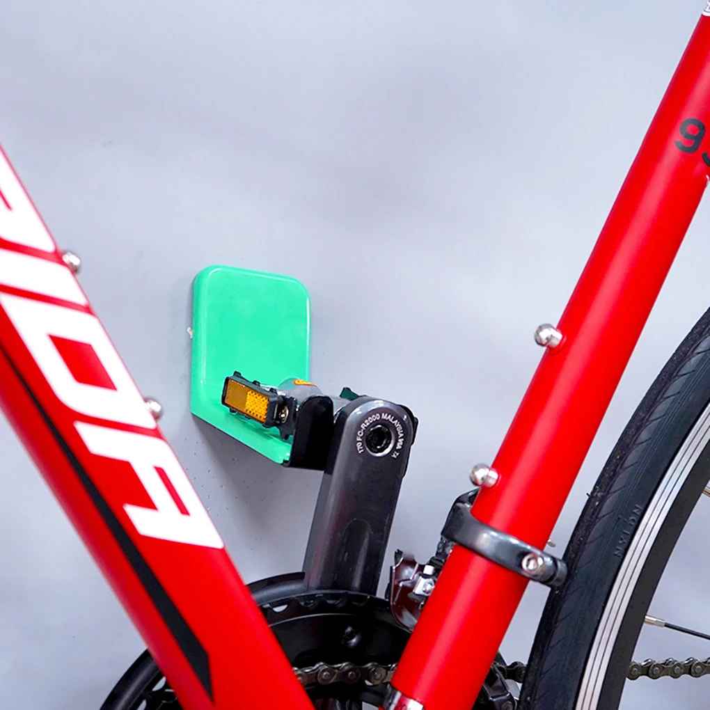 

1 Set Bike Wall Mount Accessory Indoor Convenient Simple Fixator Rack Fixing Accessories for Storing Displaying Use Orange