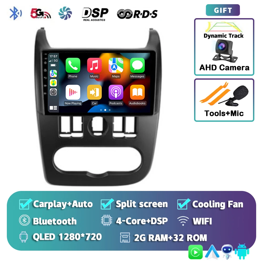 

Android 15 для LADA Largus 2012-2021 2K QLED Android Автомобильный радиоприемник Мультимедийный видеоплеер GPS AI Голосовой CarPlay Головное устройство 4G Стерео