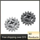 Высокотехнологичные сборные детали 94925, 16 зубьев, внешний диаметр 17,5, 10 шт., набор строительных блоков, сменные детали, игрушки для детей