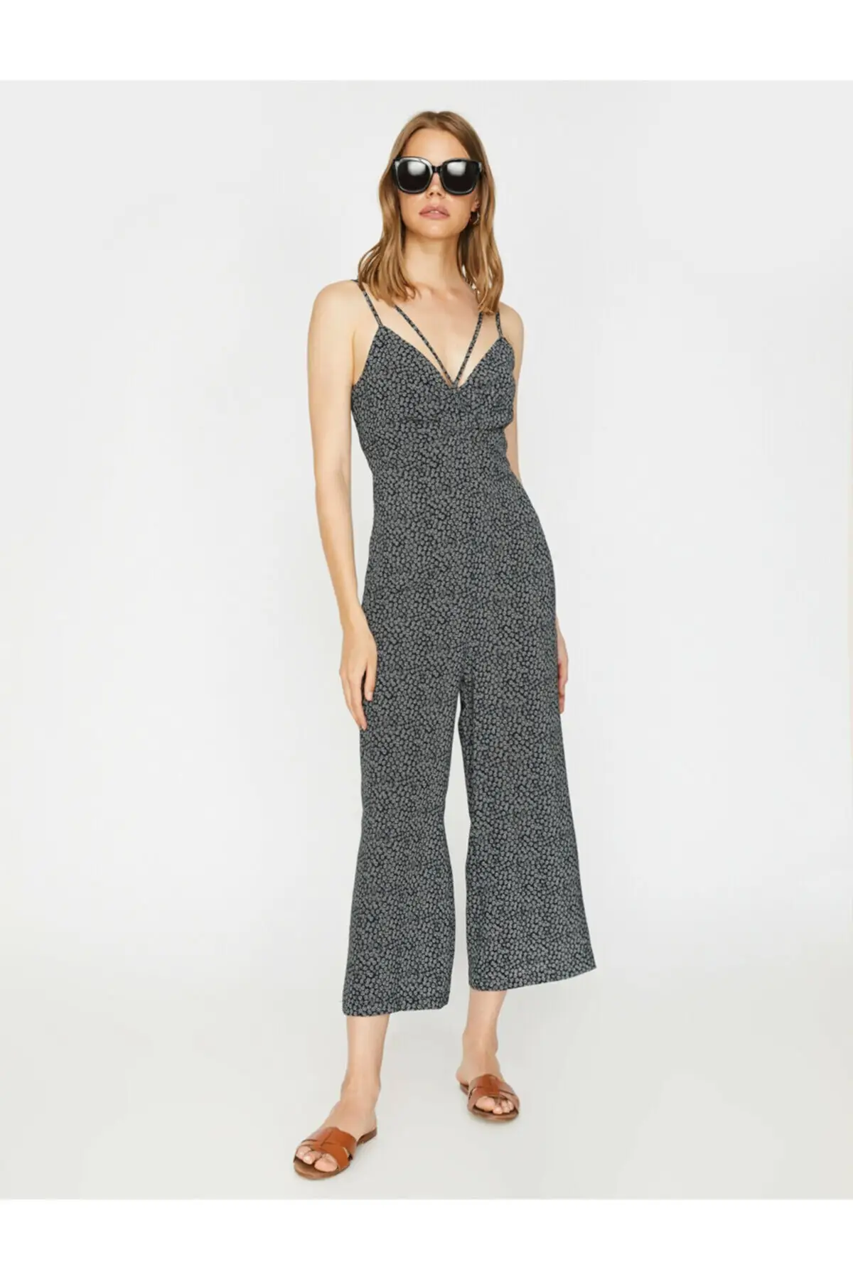 

Женский комбинезон, Черный Повседневный Свободный комбинезон без рукавов, мешковатые брюки, комбинезон, комбинезон, брюки, комбинезон, комб...