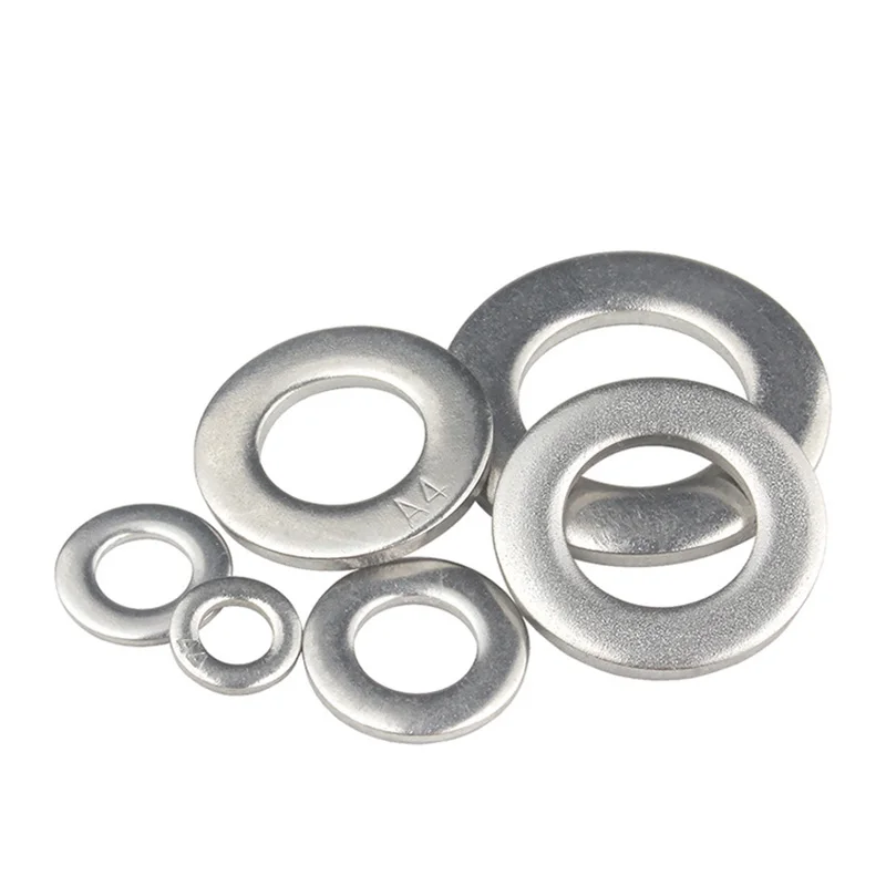 

2/5/10/50pcs M1.6 M2 M3 M3.5 M4 M5 M6 M8 M10 M12 M14 M16 M20 M24 316 Stainless Steel Flat Washer Plain Gasket Ring for Screw