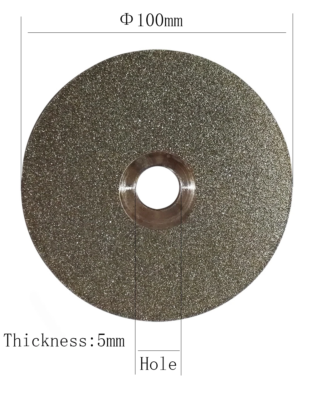 Алмазная шлифовальная точилка с гальваническим покрытием диаметр 100 мм толщина 5