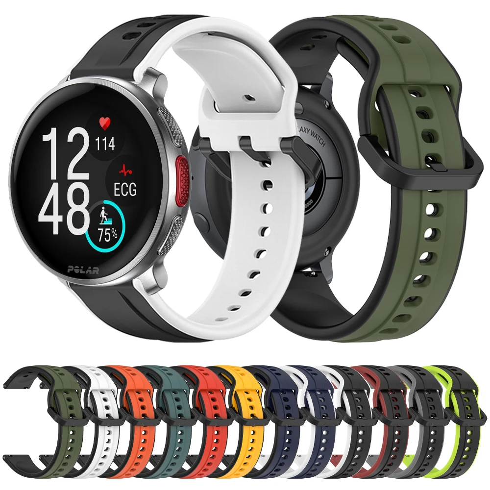 Спортивный силиконовый сменный ремешок для Polar Vantage V3 M2/M Grit X Pro Titan Band Ignite 3 2 Unite Pacer