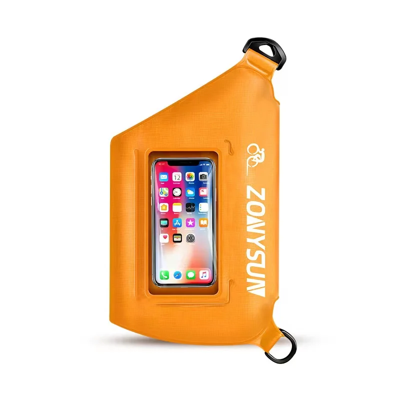 

Multifunctional Cycling Waterproof Bag PVC Outdoor Travel Phone Pouch Bags Male Fashion Shoulder Belt Bag