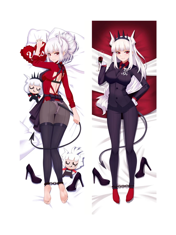 

New Pattern Helltaker Body Pillow Covers Sexy Boy Girl Hugging Dakimakura Home Room Decor Long Throw Bedding Pillowcase,