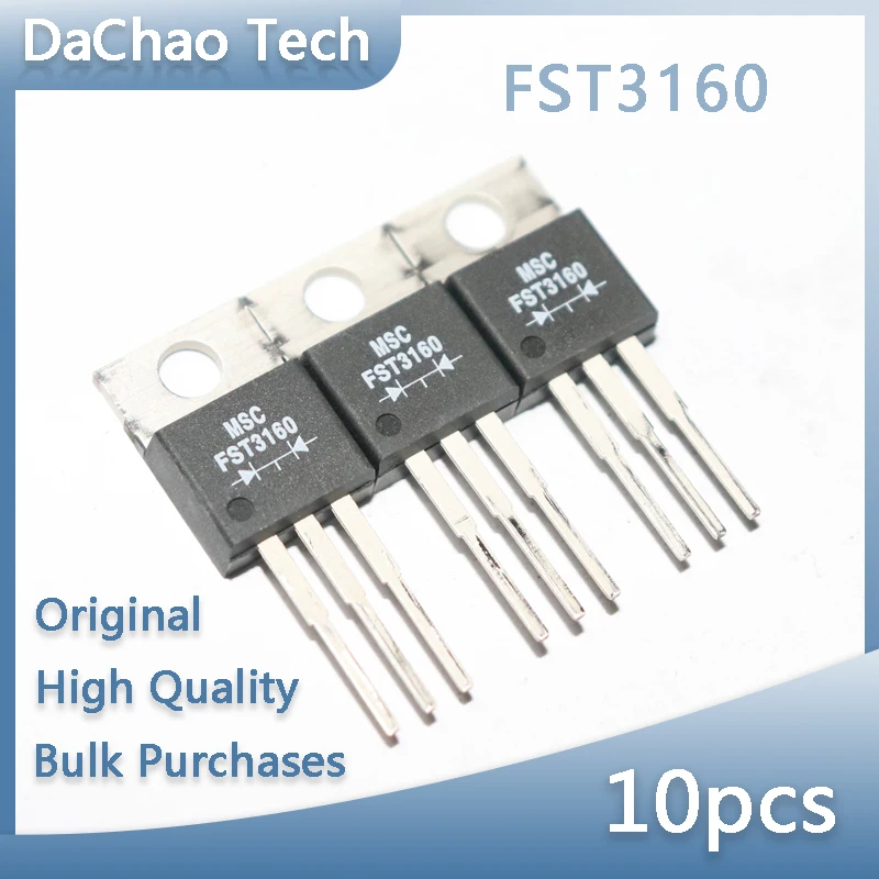 

10pcs FST3160 60V 30A MSC Schottky Diodes TO-220 Original New