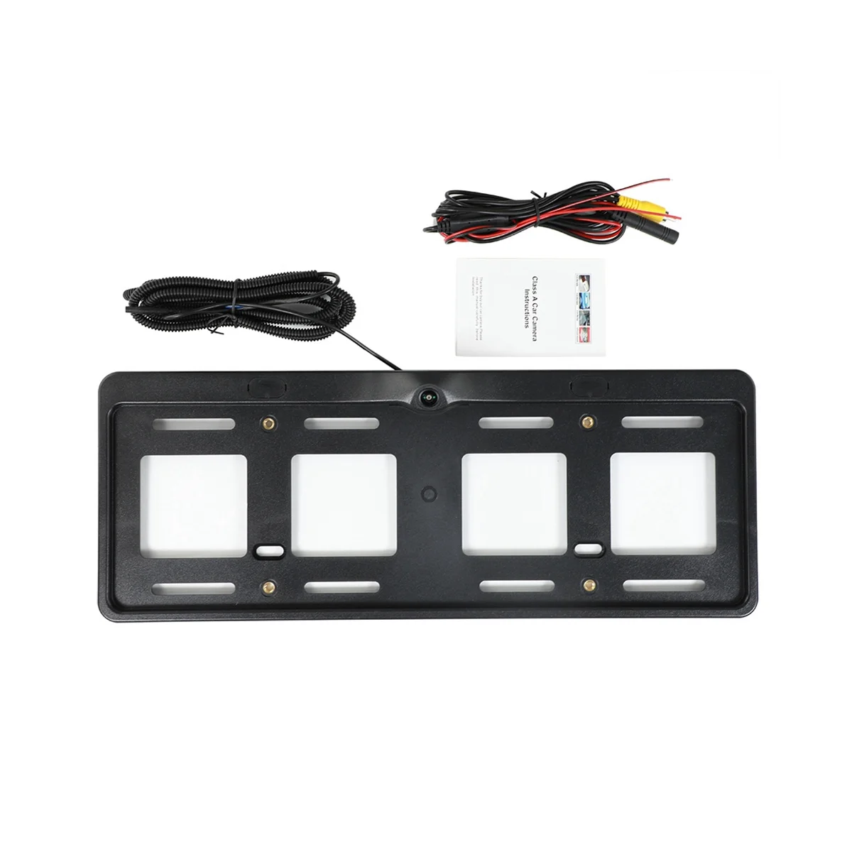 

Универсальный автомобильный передний бампер Кронштейн номерного знака Поддержка крепления камеры Переднего Вида