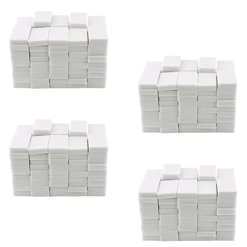 

Magic Cleaning Sponges Eraser, Household Sponge Eraser Cleaner Foam Cleaning For Kitchen, Furniture, Car (200 Pack)