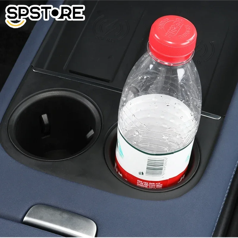 For Xpeng G6 Car Central Control Water Cup Limiter Storage Modification Silicone Cover Dust Rack Coaster Auto Refit Accessories