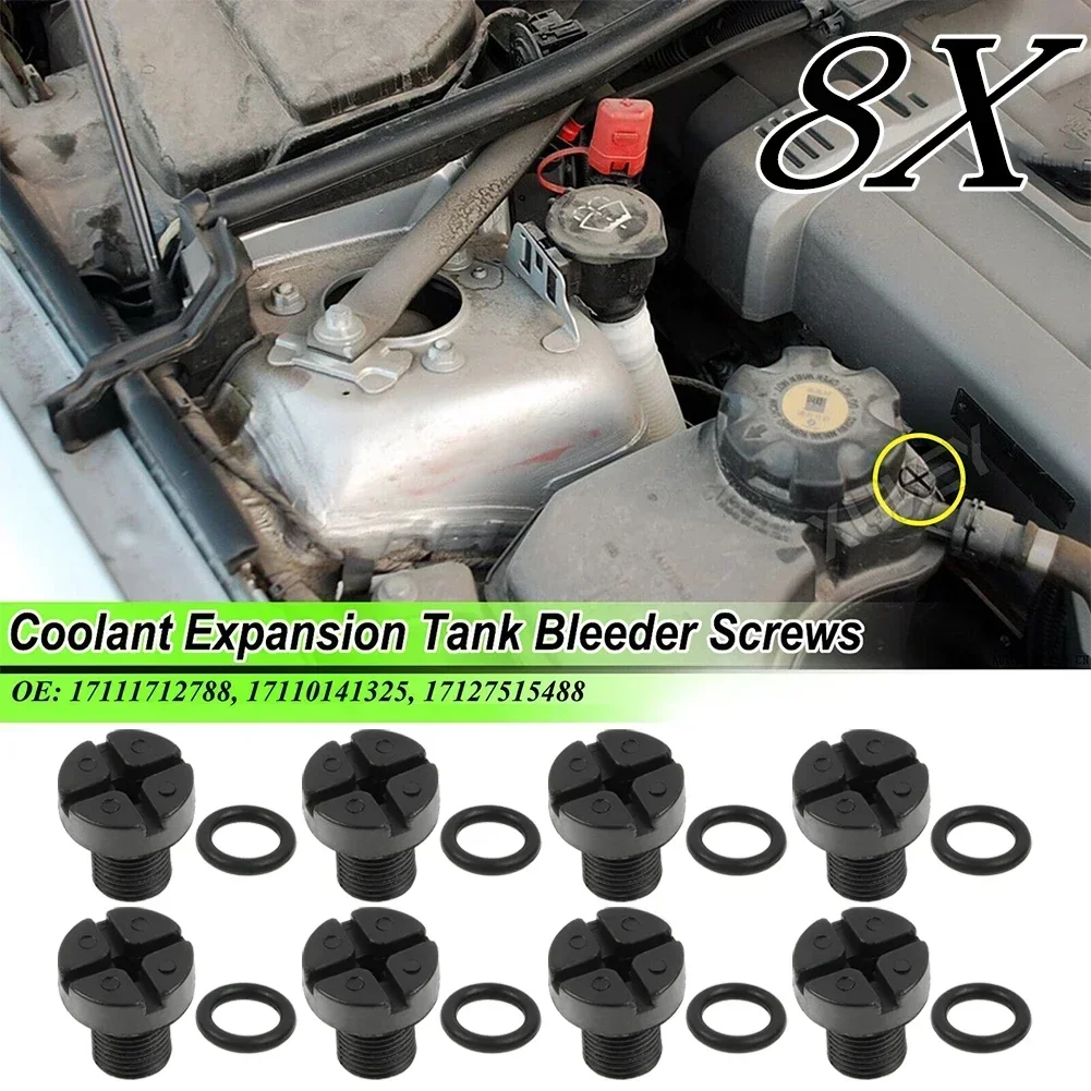 

4/8 шт. винты для прокачки расширительного бачка радиатора для BMW E46 E36 E39 17111712788 Винт для прокачки расширительного бачка охлаждающей жидкости для перелива радиатора