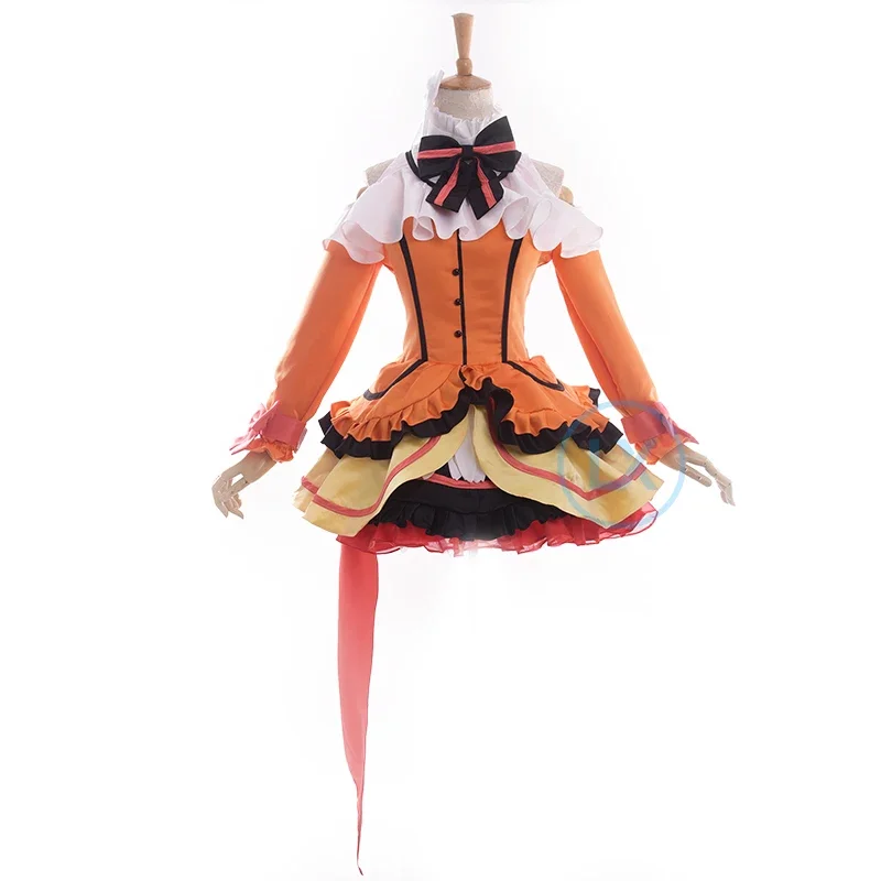 Люблю жить! Школьный идол-проект KiRa-KiRa Sensation!H (4) Koizumi Косплей Костюм Оранжевое