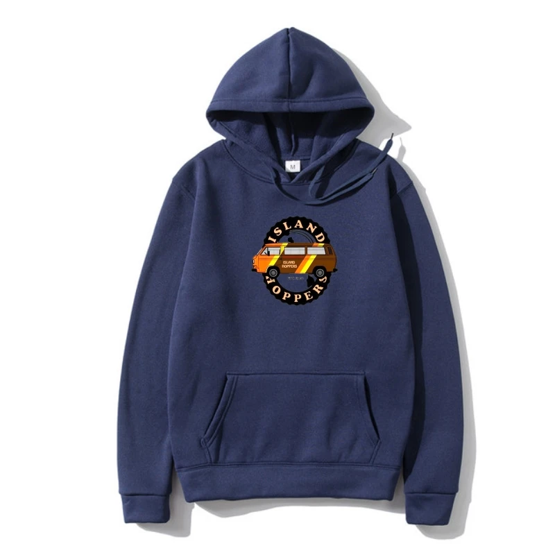 

Island Hoppers Vanagon DIY Hoody Men Fleece Warm Autumn Outerwear Men Cotton Outerwear Casual Pullover Zl Hoody