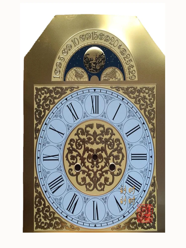 Unique Parts Wall Clock Mechanism Mechanical Dial Plate Luxury Clock DIY Grandfather Clock