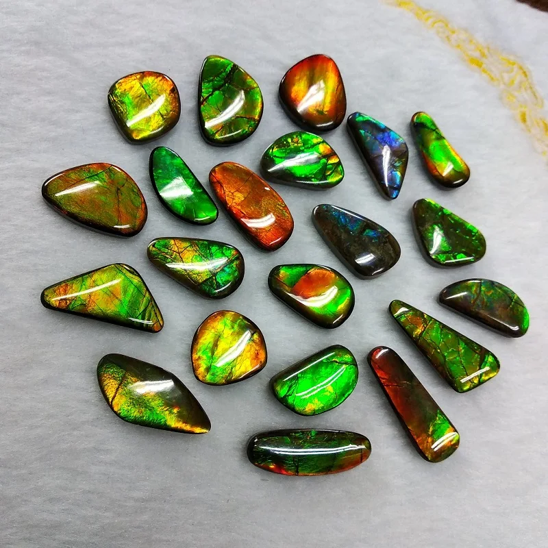 

Natural Ammolite Bare Chakras Healing Brilliant Stone Craft Loose Gemstone Aberdeen Fossil Jewelry Decor Accessories Genuine