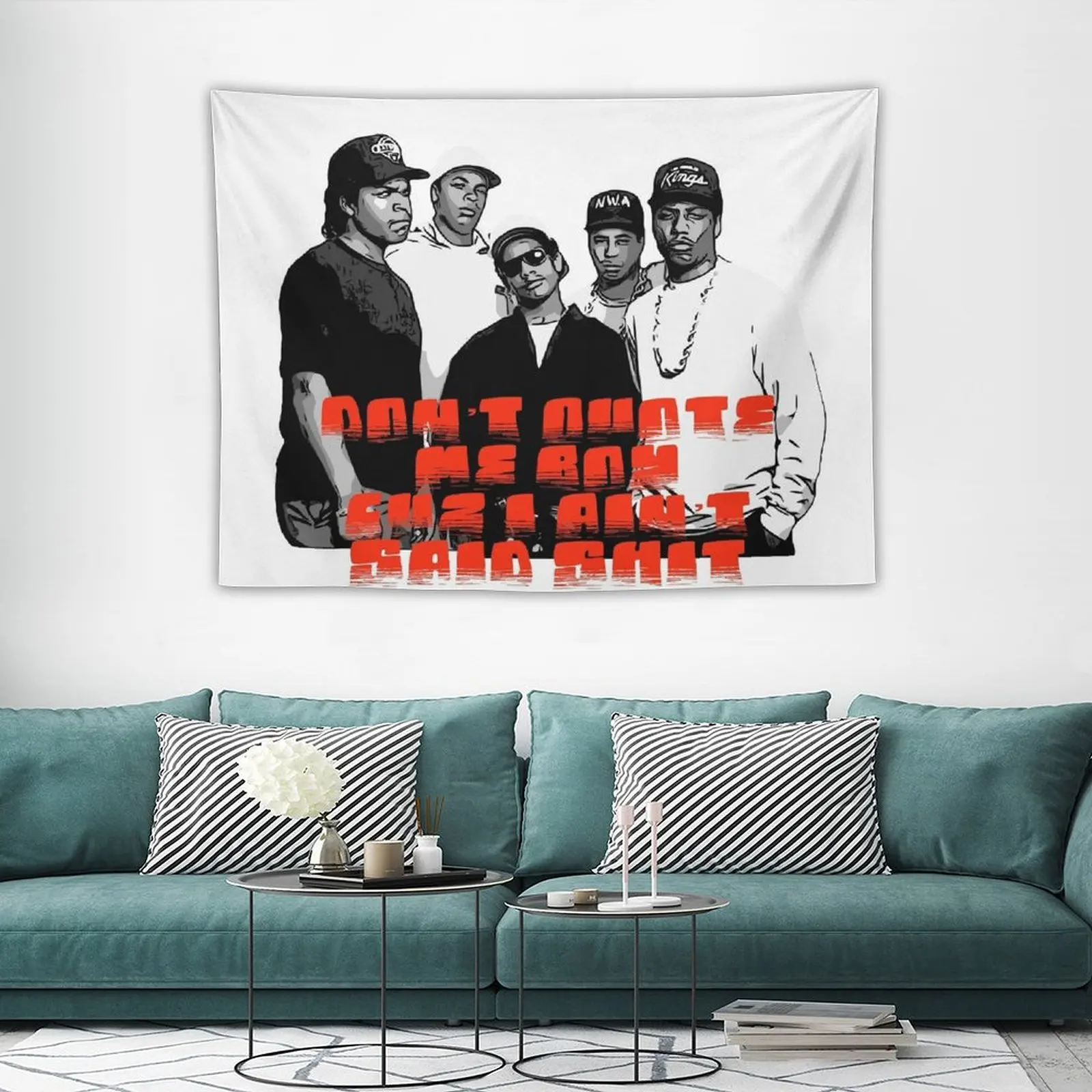 Футболка nwa худи eazy e icecube гобеленовое украшение для комнаты