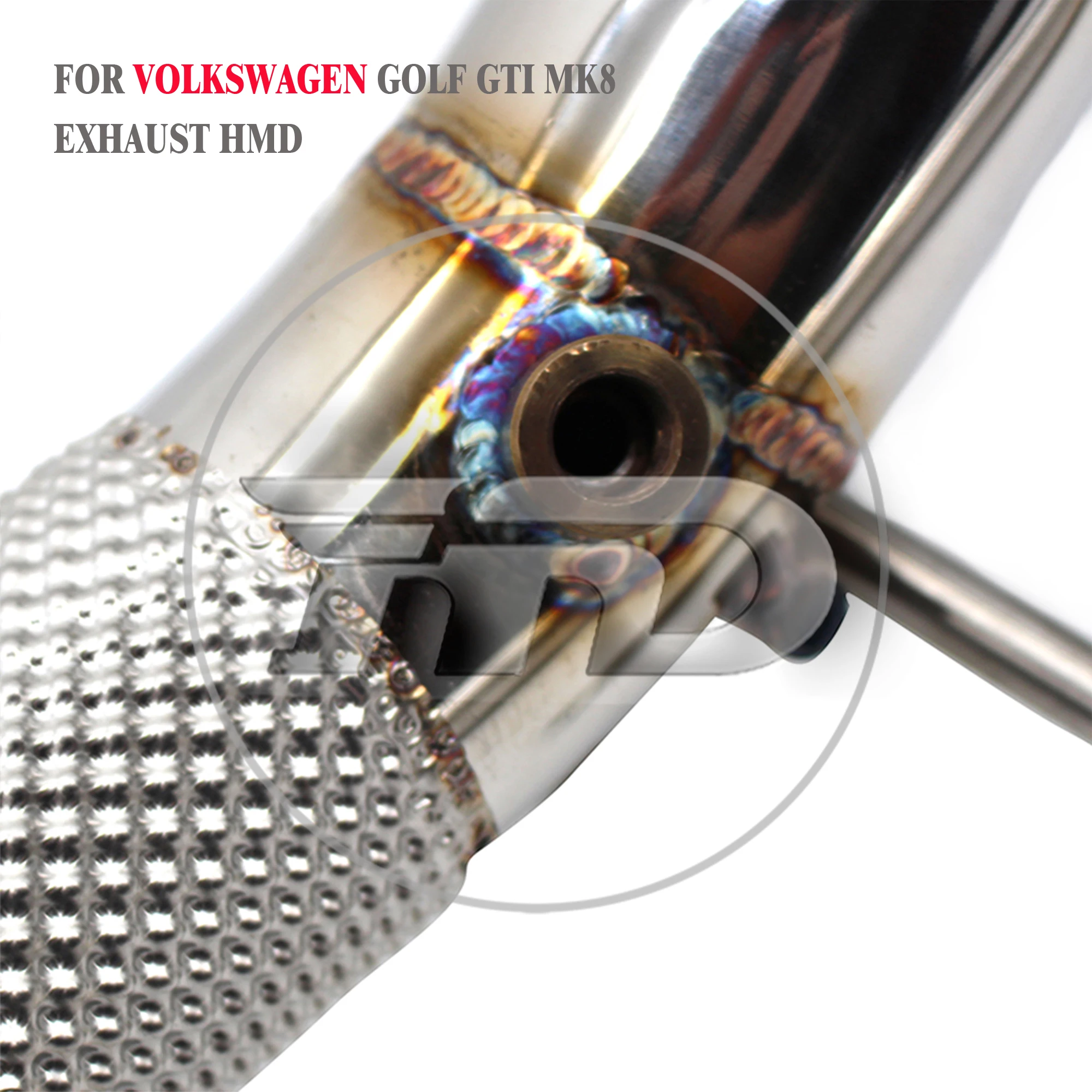 Выхлопная система HMD для Volkswagen Golf MK8 GTI National VI B dowpipe