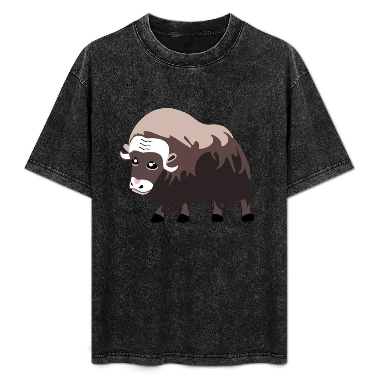 Футболка Muskox мускус бык и мускус-лиса северные дикие животные мужская одежда