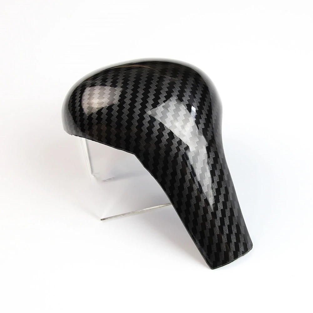 

Carbon Fiber Gear Shift Lever Knob Cover Cap Trims For A4 B8 A5 A6 C6 Q5 Q7 Car Shift Lever Knob Cover Trim Interior Access