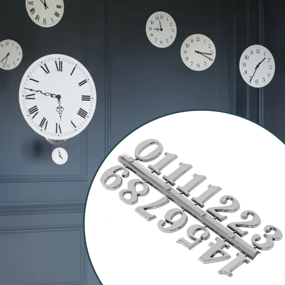 

Accessories ​Clock Numerals Easy To Use Plastic Reliable Single High 2 Cm Wall Clock Beautify Decoration Home Room