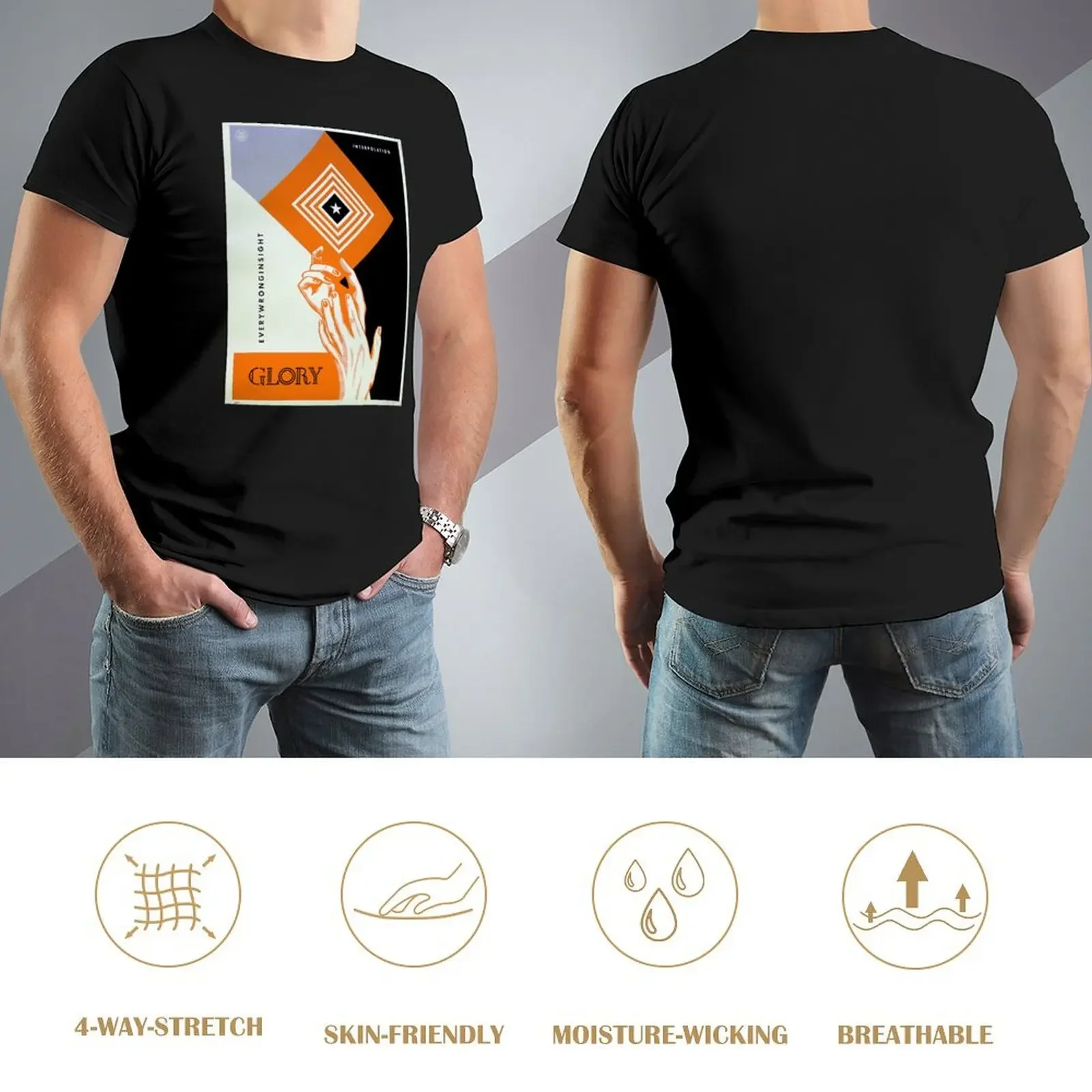 Футболки INTERPOL с рисунком милые топы таможенные футболки для мужчин графикой