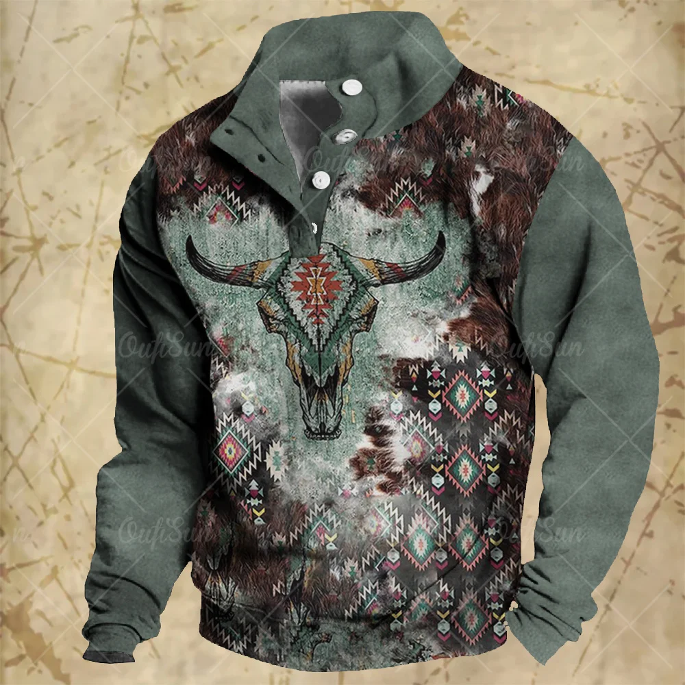 

Мужская винтажная толстовка с капюшоном, черный Свободный пуловер с 3d-ковбойским принтом, большие размеры, винтажный стиль, осень 2019