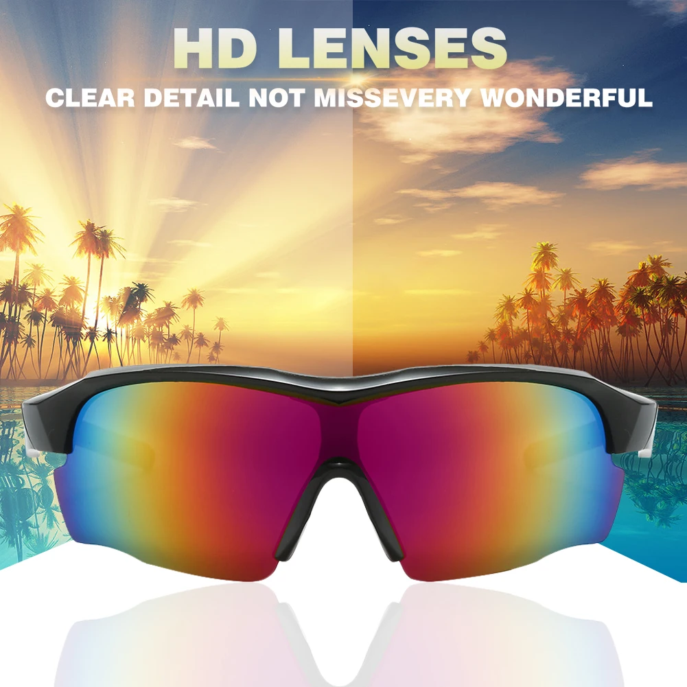 

Outdoor Men Cycling Sunglasses UV400 Protection Windproof Road Riding Glasses Men Women Sports Eyewear Goggles For Run Hiking