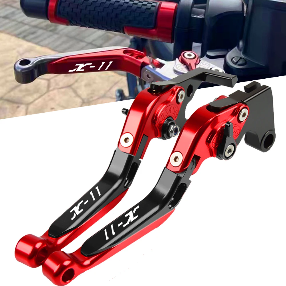 

For HONDA X11 X-11 1999 2000 2001 2002 Adjustable Brake Clutch Lever Handlebar Knobs Handle Grips X-11 Motorcycle Accessories