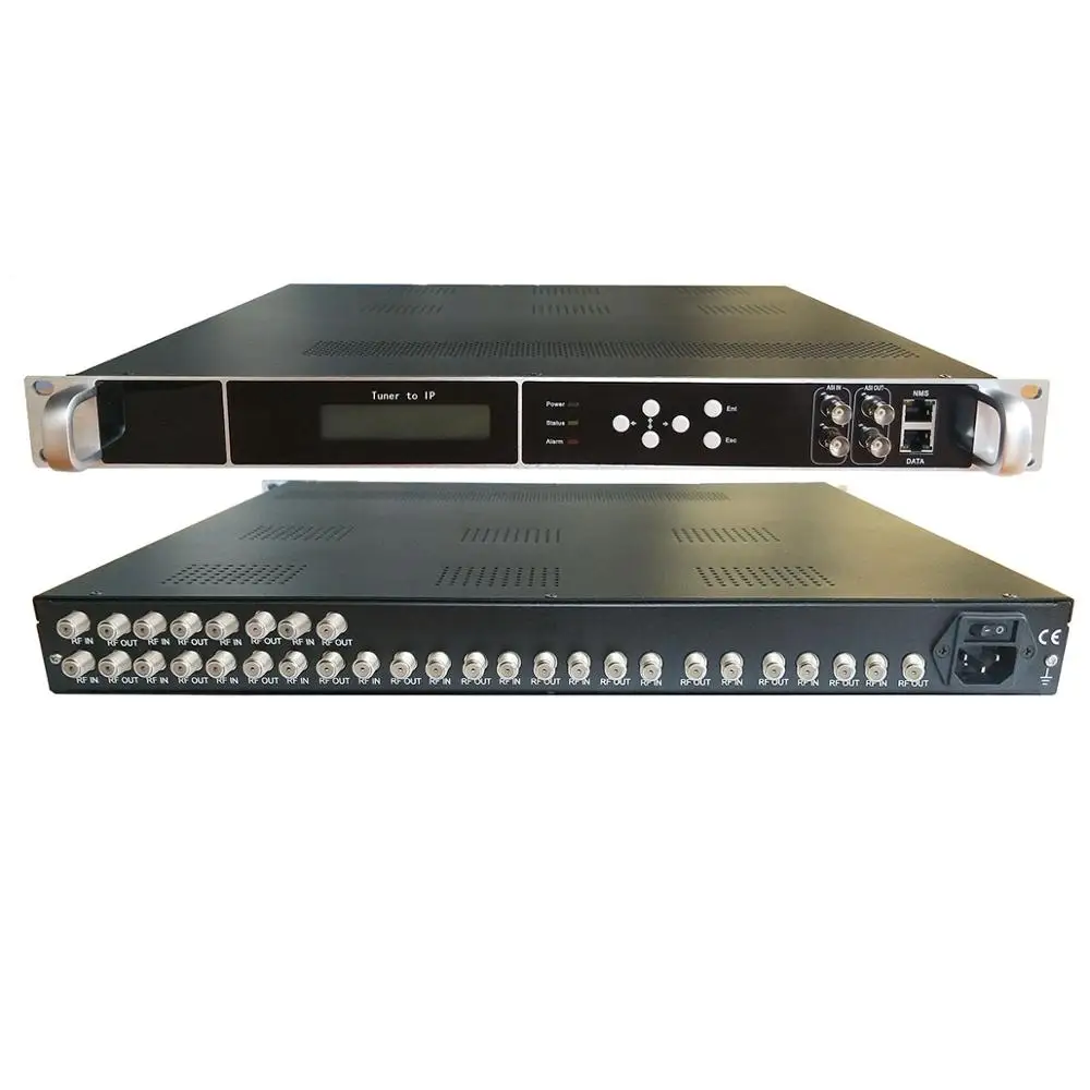 20-канальный спутниковый тюнер DVB-S2 DVB-C DVB-T ISDBT для IP-шлюза, незаменимый для систем радиовещания и телевещания (art.: 3920d9655dcbd) - 3920d9655dcbd