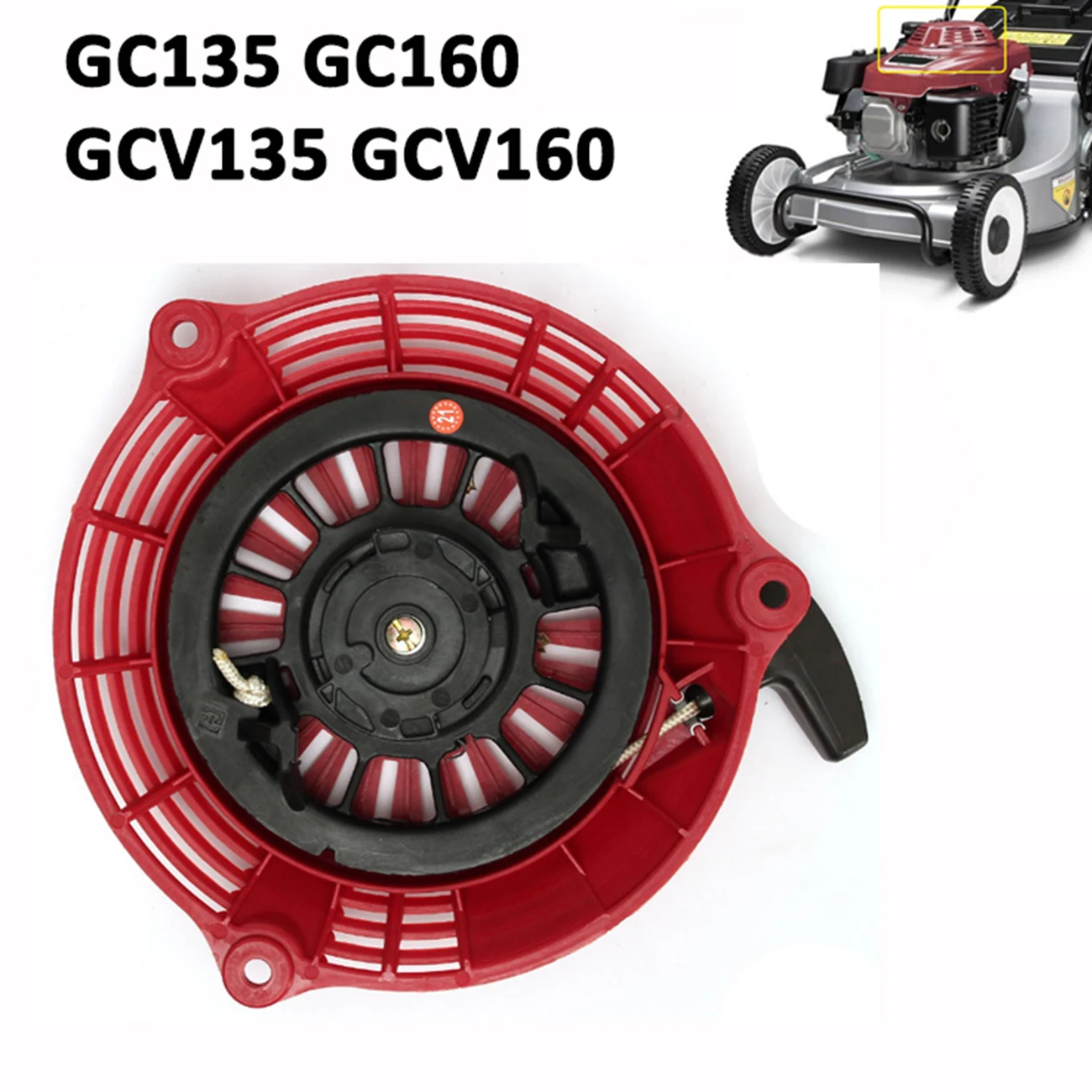 

Samger Recoil Pull Starter Assembly Fit For HONDA GC135 GC160 GCV135 GCV160 Pull Start Carter Grip Rope Pawl Housing Pulley