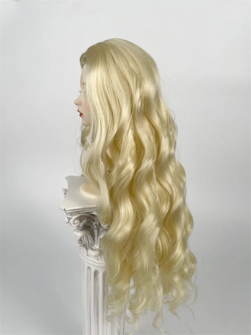 Дешево Парик Sd/bjd, 1/3, 1/4, 1/6, высокотемпературный, Шелковый, с разрезом, стиль большой волны, различные цвета