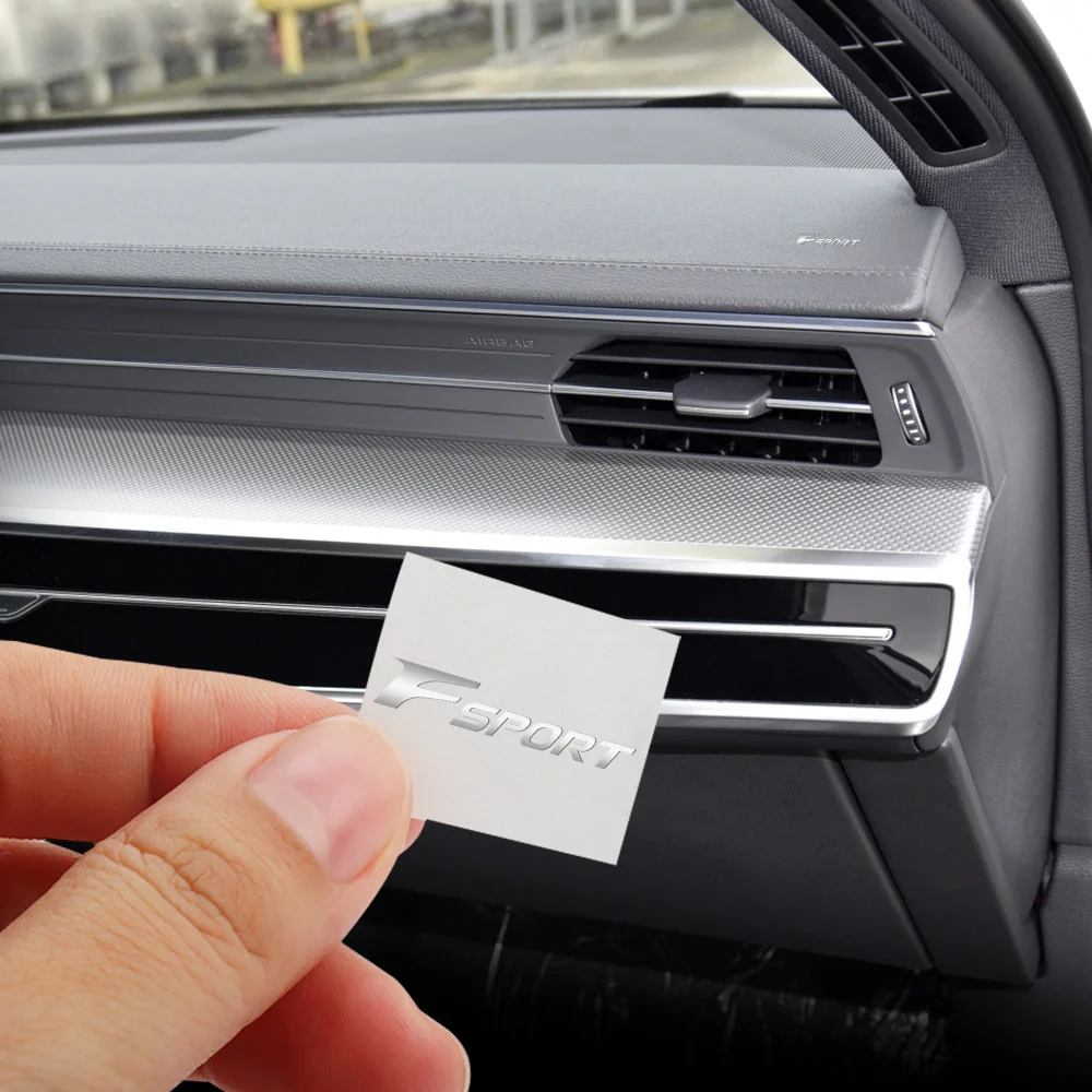 Металлические 3D наклейки в салоне автомобиля декоративные значки автостайлинг