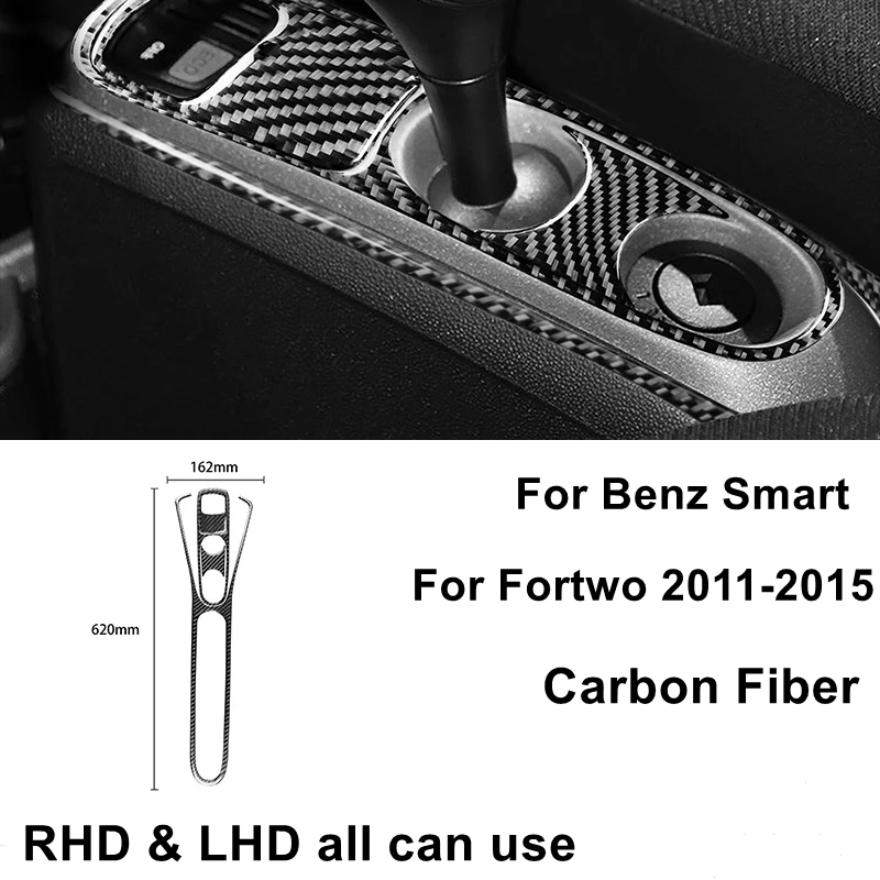 

Carbon Fiber Gear Shift Key Hole Set Stcikers For Benz Smart Fortwo 451 Coupe Cabrio Pure Pulse Passion 2011 2012 2013 2014 2015