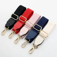 new bag strap unisex pure color cotton long shoulder bag strap adjustable shoulder messenger bag accessory high quality bag belt