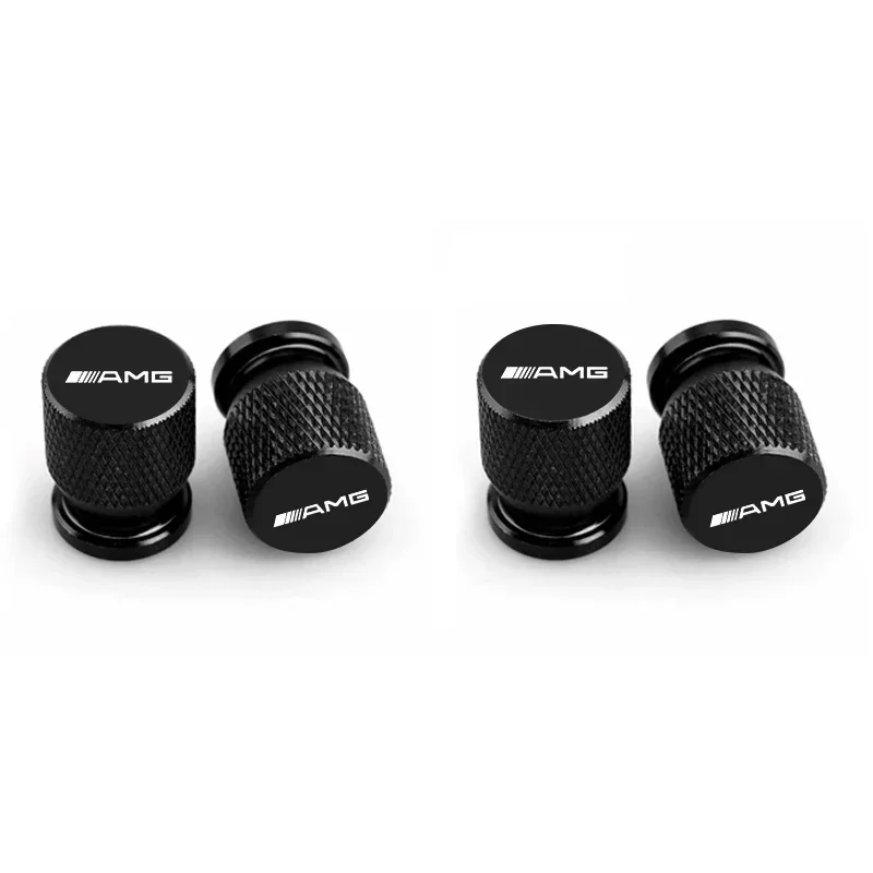 

4 шт. 3D металлические колпачки на ниппель для колес Mercedes-Benz W204 W205 W211 203 212 S E GLE GLS CLA GLC AMG EQE