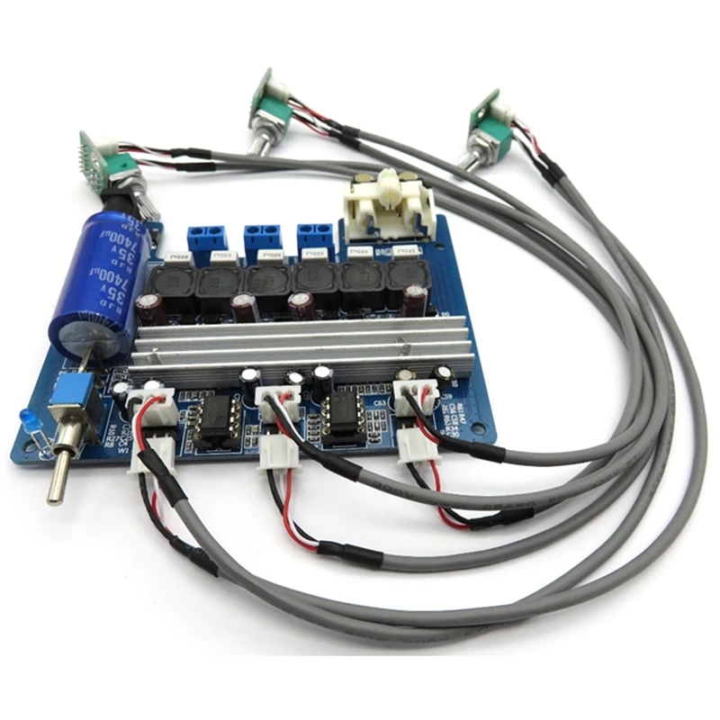 

DC 12V-24V 2X50W+100W TPA3116D2 2.1 Channel Audio Amplifier Digital Power Bass Subwoofer Amplifier Subwoofer AMP RCA