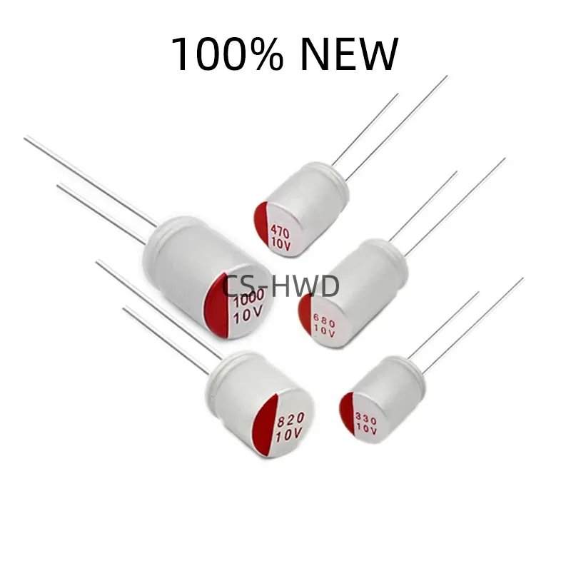 10 шт. твердый конденсатор для материнской платы 2 5 в 4 6 3 В 16 100 мкФ 270 330 470 560 680 820