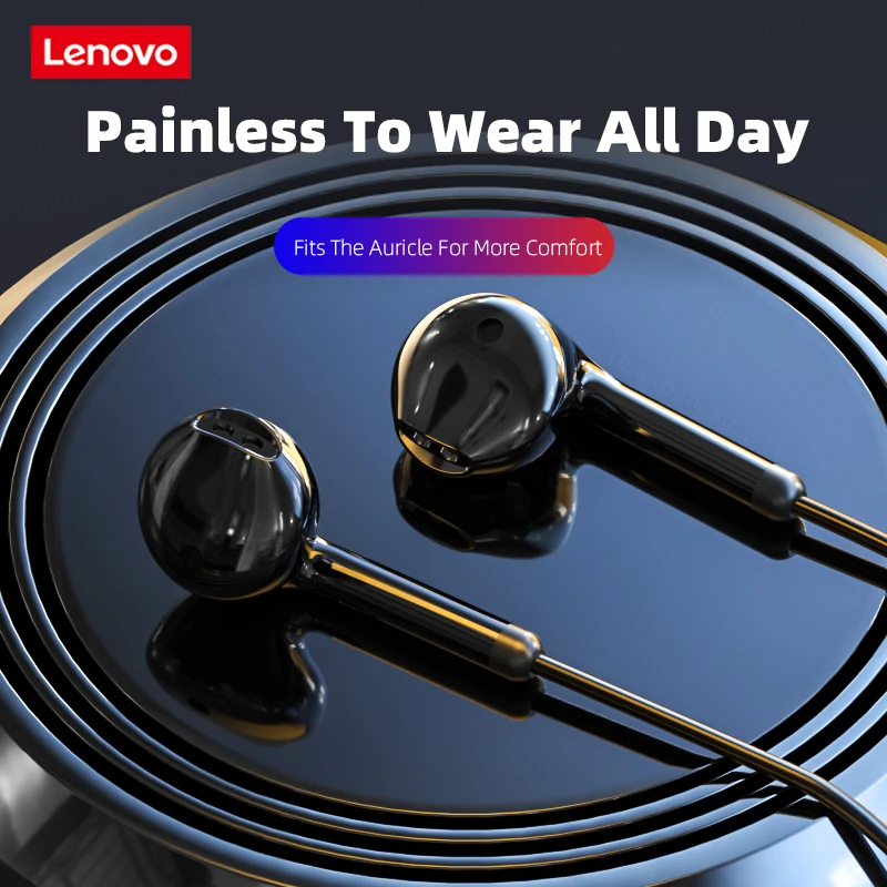 

Original Lenovo XS10 S Wired Headphones 9D Surround sound In-Ear Headset Stereo Music Earphone Smart Phone Earbuds with Mic