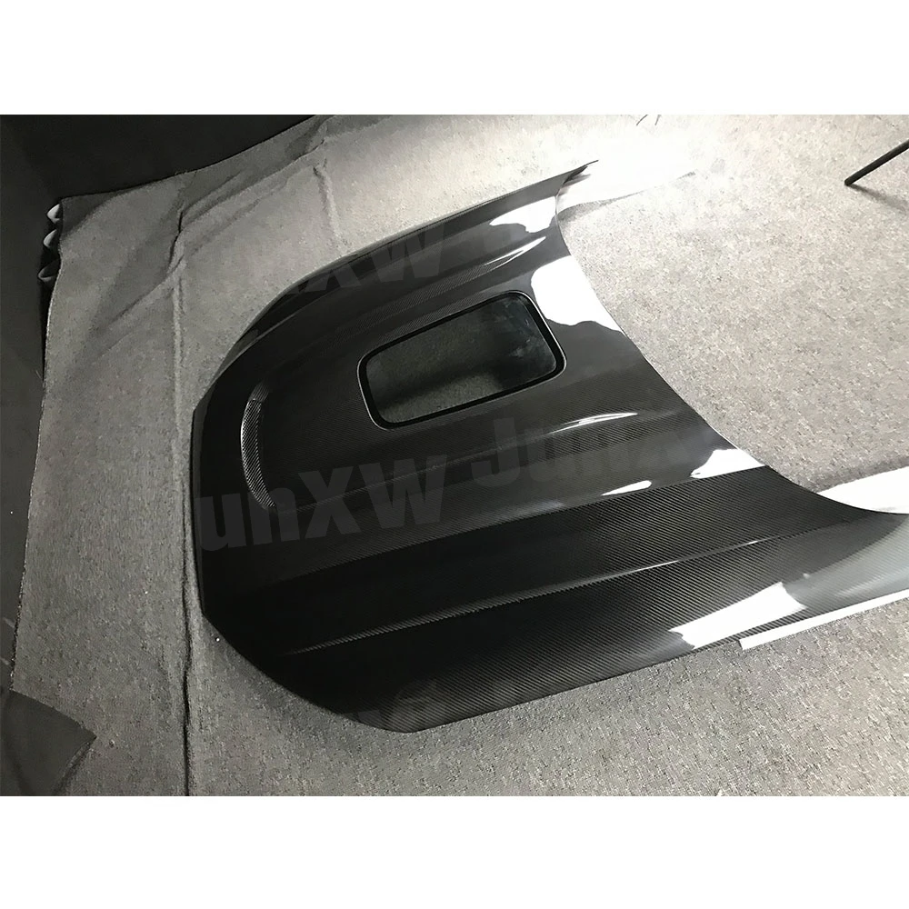 Сухой карбоновый передний капот автомобиля из углеродного волокна прозрачный