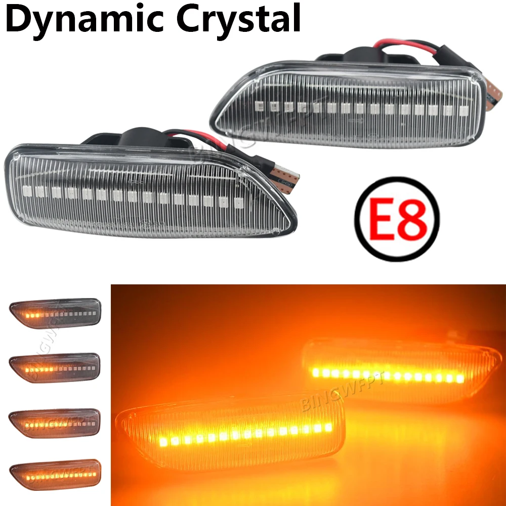 Для Volvo XC90 S80 XC70 V70 S60 2001 2002 2003 2004 2005 2006 2007 2008 2009 светодиодный боковой габаритный указатель поворота