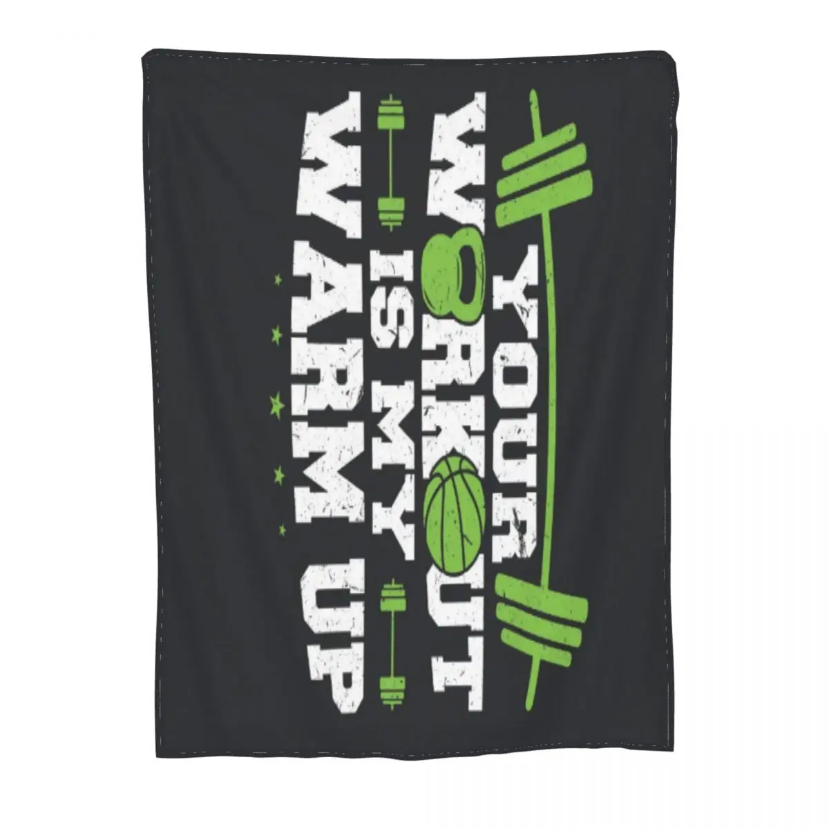 My Warm Is Your Workout 1689 плюшевое коленное одеяло домашнее и декоративное