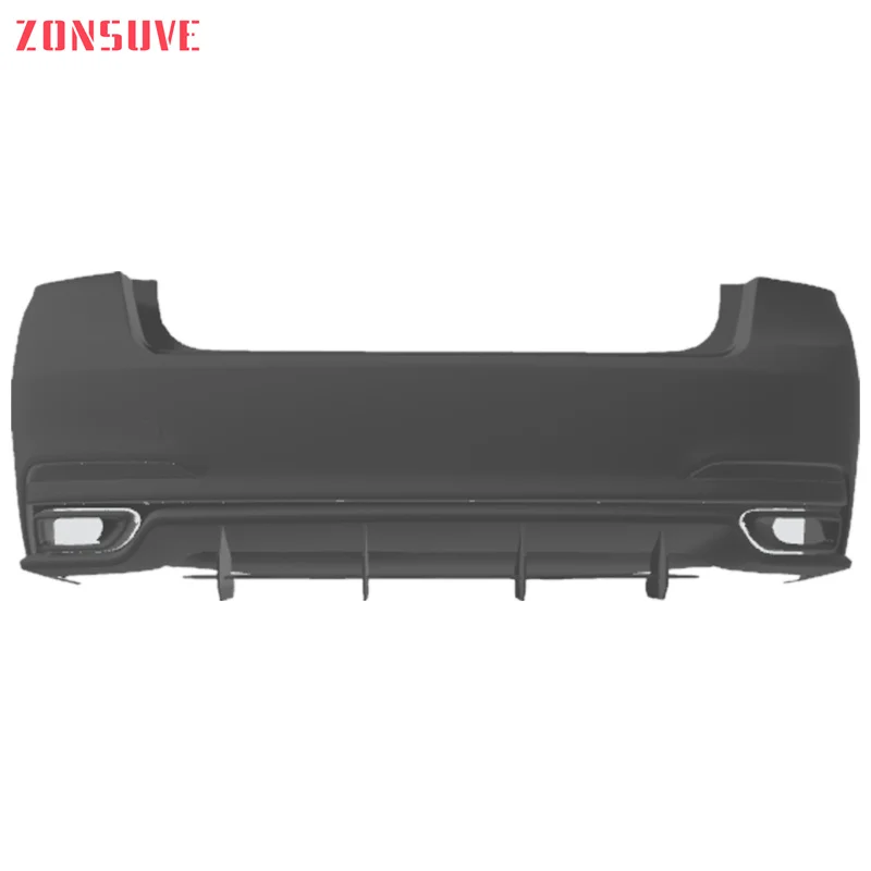 For Hyundai Genesis AWD 3.8 2015 2016 Year Rear Diffuser Bumper Lips Spoiler Splitter Body Kit Accessories
