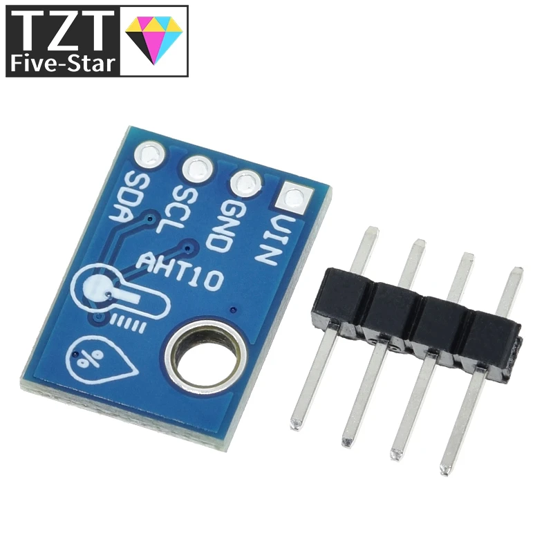 Цифровой датчик температуры и влажности AHT10 высокоточный измерительный модуль I2C