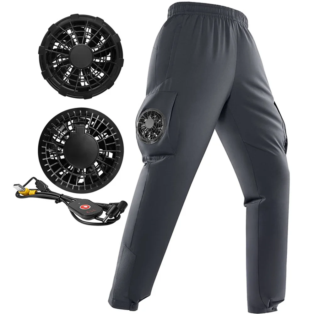 2023 Summer Fan Pants Men's Ice Fishing Outdoor Work Camping