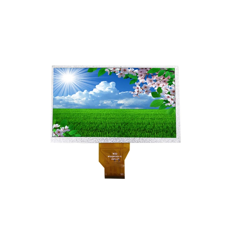 

7 inch lcd screen with 1000nits brightness sunlight readable 800*480 resolution RGB TTL interface tft lcd screen