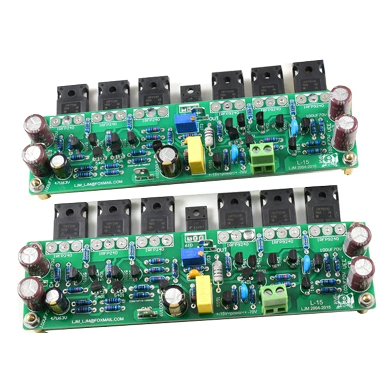 2 шт. усилитель мощности L15 FET канала 3 пары IRFP240 IRFP9240 150 Вт 8R 300 4R 600 2R