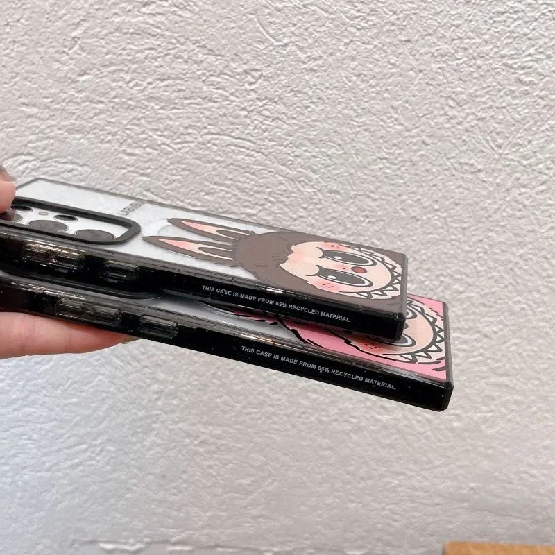 Акриловый защитный чехол с мультяшной куклой для Samsung Galaxy S22U S23U S24 Ultra S24+ Plus Shell MagSafe