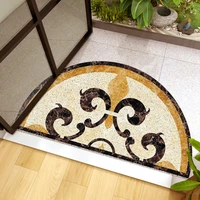semicircle scrape door mats outdoor indoor dirt trapper non slip doormat for entrance doorway carpet pvc floor mat entry rug pad